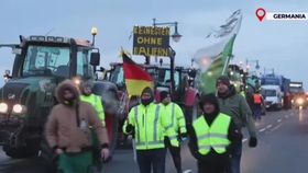 VIDEO Germania, blocată de protestul fermierilor! Este cel mai mare protest din 1945 și până în prezent